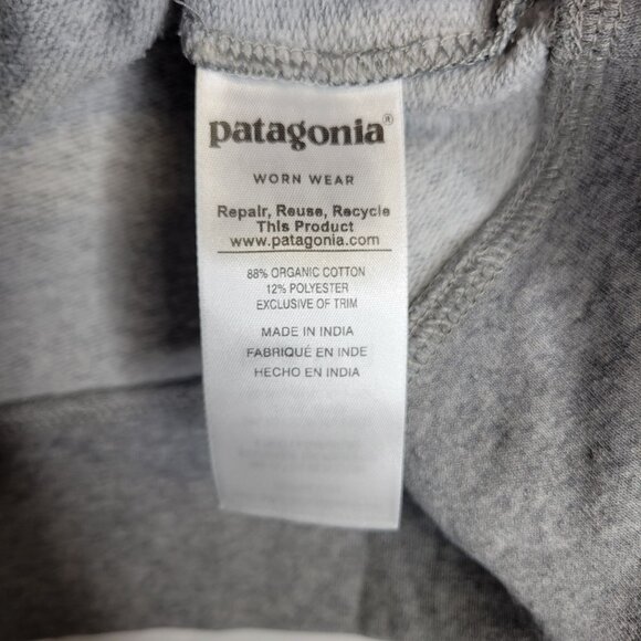 Patagonia Women's Medium Pullover Hoodie Sweatshirt Gray - Picture 4 of 4